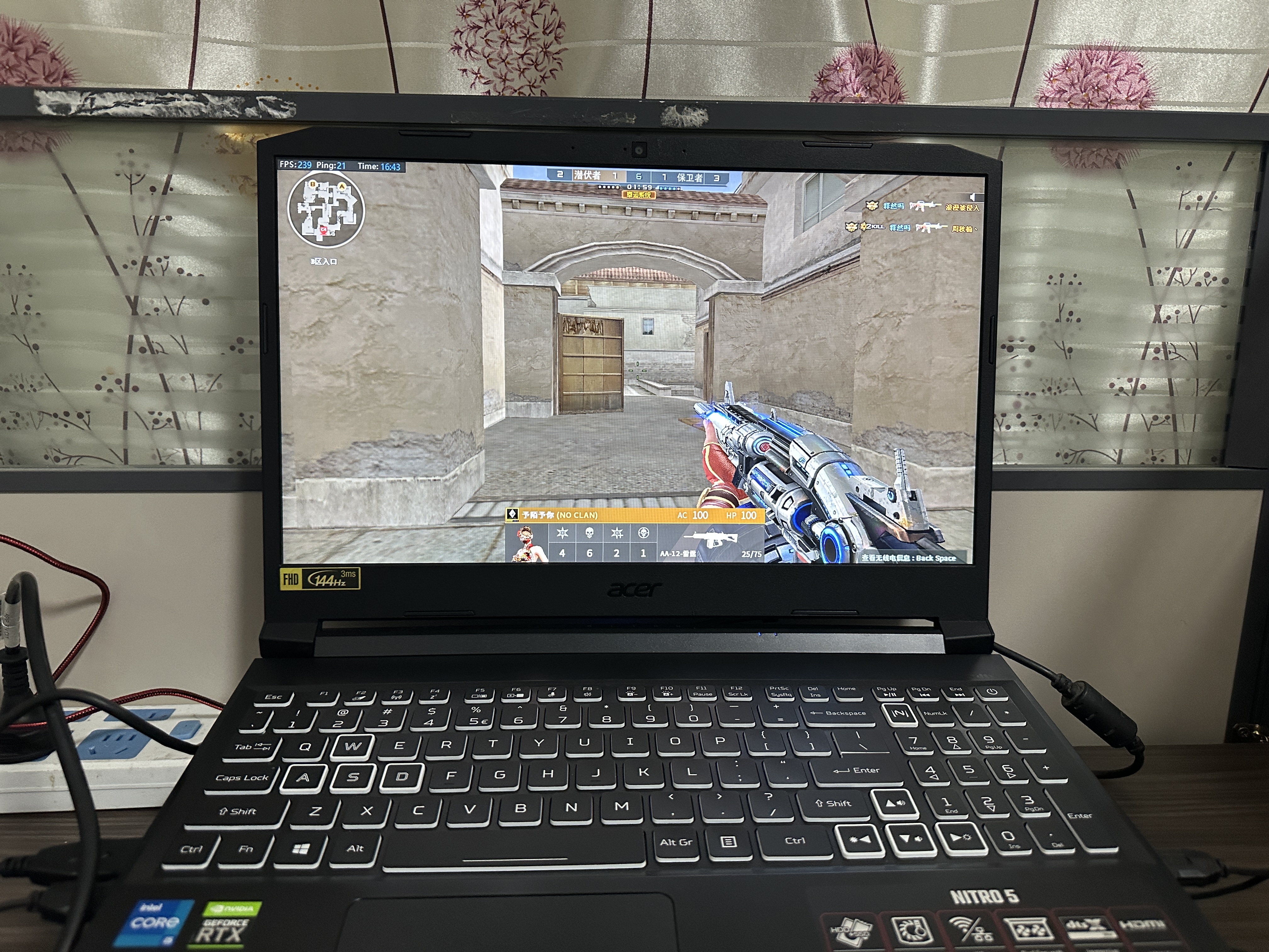 神舟战神Z8/Z7 二手笔记本电脑 15.6 17.3英寸RTX3060  RTX4060144hz吃鸡电竞游戏本 靓机i5-10代16G RTX3060满血Z8 实拍图