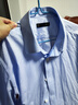 京东京造【高端140支】衬衫男长袖衬衫白衬衫高端春季外套生日礼物 蓝色40 实拍图