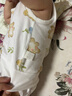 【贝乐咿纯棉背心】婴儿背心纯棉初生小月龄宝宝坎肩新生儿A类 花草小熊【6404】 73 【15-18斤】 实拍图