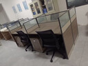 晟晏办公家具简约现代职员屏风工位办公桌椅组合一字单人位【不含柜】 实拍图