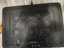 索皇（SUOHUANG）X6笔记本散热器底座 液晶数显手提电脑可调速屏显排风扇支架电竞游戏本降温底座 实拍图
