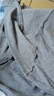 浪莎100%纯棉秋衣男单件上衣高端低领中老年保暖内衣套装秋裤全棉毛衫 ·【浅灰套装】·圆领100%纯棉 XL /175 实拍图