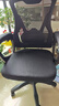 锦汐 电脑椅家用办公椅子靠背人体工学椅学习转椅老板座椅游戏电竞椅 【可后躺】黑框黑网 实拍图