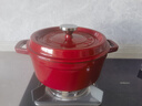 苏泊尔 SUPOR 珐琅锅汤锅24cm铸铁锅炖锅酒红ET24MF01-R  实拍图