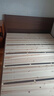 金柏栎【升级床板】实木床新中式双人床胡桃色木床简约主卧室家用单人床 胡桃木色单床 1.5*2米【升级床板】 实拍图