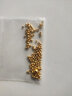 洲足金999金珠黄金小金珠金豆古法金珠DIY配件散珠隔珠路路通转运珠 3mm金珠  合单满 0.16g 包邮 多颗混发约0.03g 实拍图