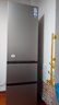 海尔（Haier）「真省电」310L三门冰箱黑金净化一级能效风冷无霜BCD-310WGHD3E7WV(银)国家补贴 实拍图