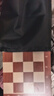 华圣国际象棋磁性大号胡桃木色高档教学露营比赛棋子儿童桌游国际象棋 实拍图