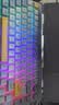 联想（Lenovo）K2-82有线轻音键盘 机械手感 消音结构82键 混彩灯效 人体工学 有线办公键盘 雾海蓝 实拍图