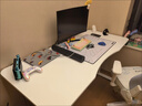 傲风A4Pro电竞桌实木电动升降办公桌电脑书桌子白1.6*0.7m 实拍图