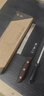 张小泉家用菜刀厨房专用切菜黑武士锋利不锈钢斩切两用刀厨具黑刃防锈 【黑武士系列-全网热销】黑武士斩切刀 实拍图