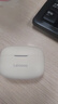 联想（lenovo）真无线蓝牙耳机 半入耳式耳机 音乐运动游戏耳机蓝牙5.4 适用苹果小米手机 EA110月岩白 实拍图