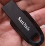 闪迪（SanDisk）64GB USB3.2 U盘 CZ550黑色 读速100MB/s 安全加密 数据恢复 学习办公电脑车载 高速大容量优盘 实拍图