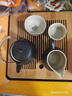 京东京造 茶具整套 功夫茶具陶瓷套装茶壶茶杯茶盘【黑陶提梁壶】 12件套  实拍图