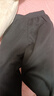 罗蒙儿童裤子男童冬款儿童运动裤束脚卫裤校裤女童校园裤子黑薄绒140 实拍图