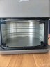 美的（Midea）免翻面家用空气炸锅微波炉烤箱蒸烤一体可视窗口大容量5.3L智能触控金属内腔蒸汽嫩炸KZC539J5 实拍图