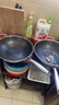 赫巴兹（HZIB）德国不粘锅316不锈钢炒锅炒菜锅具少油烟平底炒锅电磁炉燃气通用 双面屏+玻璃盖内径32外径 34cm 实拍图