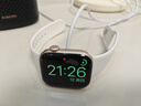 Apple/苹果 【新年礼】Watch S11 智能手表GPS款42毫米玫瑰金色铝金属表壳淡桃粉色运动型表带S/M 实拍图