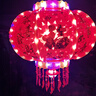 琉弦笙 灯笼大门挂的2026 新年装饰春节马年七彩水晶led走马旋转灯笼 福球55cm直径【一对】 实拍图