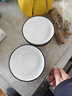 陶瓷碗家用喜庆乔迁新居碗碟餐具套装黑线欧式米饭碗 金钟黑线4碗 实拍图
