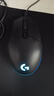 罗技（G）G102第二代游戏鼠标 RGB流光灯效鼠标 轻量化  游戏级8000DPI传感器 黑色 200-8000DPI 实拍图