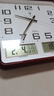北极星（POLARIS） 挂钟万年历温湿度计静音时钟客厅日历挂表钟表37*36cm双液晶 实拍图