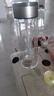 【京东物流配送】高硼硅双层玻璃杯大容量泡茶杯水杯子茶水分离杯 【双层加厚】茶杯350ml1只 实拍图