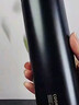 炊大皇保温杯 316L医用级不锈钢茶水分离商务便携智能保温杯 黑色 490ml 实拍图