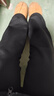SIINSIIN【专享】喇叭裤女加绒24年鲨鱼裤黑色微喇瑜伽裤 【轻暖小个子款】显瘦黑 （15℃-22℃） M (100-120斤) 实拍图