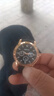 【网红爆款】商务腕表石英运动表休闲皮带男女手表 黑色 实拍图