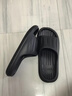 安尚芬拖鞋男士夏季浴室大码室内家居踩屎感防滑厚底情侣凉拖鞋女外穿 黑色 42-43 适合41-42（内长250mm） 实拍图