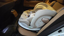 好孩子（gb）安全舱1号S Pro婴儿8系高速儿童安全座椅电子通风0-7岁奶咖色 实拍图