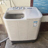 美的（Midea）半自动双桶洗衣机8公斤洗5.5kg脱水双缸波轮老人简易操作品质电机小巧不占地租房宿舍必备以旧换新 MP8DS136 双缸 8kg 实拍图