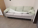 岸茂沙发小户型客厅现代简约布艺可拆洗家用卧室出租房三人网红小沙发 浅灰色【80%顾客选择】 173cm 三人位【海绵款】现货福利 实拍图