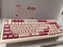迪士尼草莓熊蓝牙无线键盘三模有线粉色静音键盘鼠标套装高颜值女生办公键鼠打字游戏电脑笔记本IPad通用 草莓熊三模RGB键盘+草莓熊无线双模鼠标 实拍图