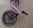 喜尔唯儿童平衡车1-3-6-12岁两轮无脚踏滑步车小孩自行车2-5岁宝宝滑行 紫色12寸-送骑行礼包-推荐85-109CM 充气轮+挡泥板 实拍图