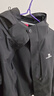 骆驼（CAMEL）三防冲锋衣户外登山服防风防水防污三合一运动外套 A9W214119AX，黑色，男 L 实拍图