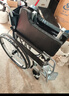 衡互邦 轮椅折叠老人坐便椅 轻便轮椅带坐便轮椅车 残疾人手推车 升级耐磨轮-黑色皮革款SYIV90 实拍图