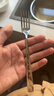 美厨（MAXCOOK）304不锈钢叉子 餐叉水果叉餐具套装甜品汤勺搅拌勺 4件套MCGC4513 实拍图