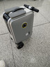 爱尔威（Airwheel）电动行李箱可骑行智能拉杆箱可坐可代步20英寸登机箱 青春版—银 实拍图