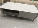芝华仕（CHEERS）茶几现代轻奢岩板家用极简小户型芝华士PT027茶几1.2米双抽 实拍图