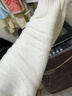 森马集团加绒高领毛衣男士冬季加厚针织衫男生毛线衣服 米白 XL 实拍图