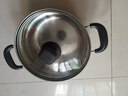 美厨（MAXCOOK）汤锅 304不锈钢汤锅汤煲22cm 加厚复合底 燃气炉电磁炉通用YC-22 实拍图