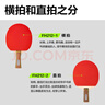 得力（deli）&安格耐特一星训练乒乓球拍训练专用反胶 直拍对拍 实拍图