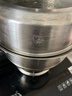 美厨（MAXCOOK）蒸锅 304不锈钢30CM三层蒸锅 加厚复底汤锅 燃气电磁炉通用 实拍图