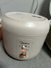 美的（Midea）电饭煲家用2L小型1-2人宿舍一人食小米粥煲汤蒸饭上蒸下煮一键煮饭智能保温迷你高颜值电饭锅JA205 实拍图
