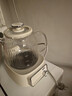 美的（Midea）花漾0胶水全玻璃养生壶 多功能煮茶壶 母婴烧水壶 恒温电热水壶 全自动一体煮茶器1.2L YS12B302J 实拍图