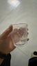 简约ins风玻璃杯家用果汁杯办公室咖啡杯磨砂啤酒杯树纹冰川杯 矮款 2只装220ml 实拍图