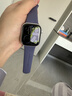 Apple/苹果 【女神节】Watch S11 智能手表GPS款42毫米银色铝金属表壳雾紫色运动型表带S/M 实拍图