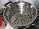 惠当家（Hui Dang Jia）电锅多功能电热锅电炒锅家用电蒸锅一体电煮锅加厚304不锈钢电火锅G08-28单笼 实拍图